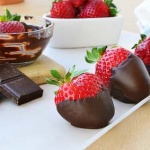 Chocolade aardbeien